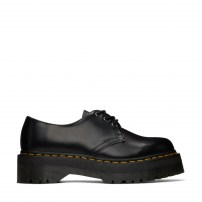 Туфли Dr. Martens 1461 Platform черные полированные на массивной квад-платформе