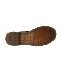 Ботинки Dr. Martens 1460 черные из мягкой кожи Nappa с желтой строчкой фото