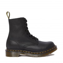 Ботинки Dr. Martens 1460 Pascal черные из кожи Virginia с декоративной строчкой