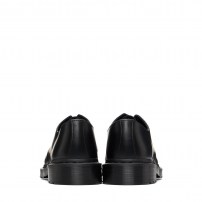 Туфли Dr. Martens 1461 Mono полностью черные монохромные без желтых акцентов фото