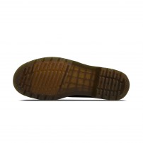 Туфли Dr. Martens 1461 черные из мягкой кожи Nappa с желтой строчкой фото