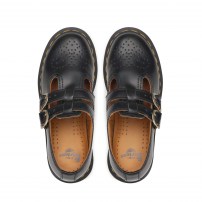 Туфли Dr. Martens 8065 Mary Jane черные с двумя пряжками и перфорированным мысом фото