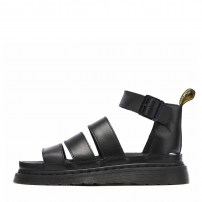Сандалии Dr. Martens Clarissa черные из кожи Brando с широкими ремнями и пряжкой фото