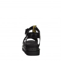 Сандалии Dr. Martens Blaire черные из кожи Brando с широким ремнем и застёжкой фото