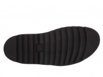 Сандалии Dr. Martens Blaire черные лаковые Patent с зеркальным блеском и пряжкой фото