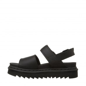 Сандалии Dr. Martens Voss Mono полностью черные из водостойкой кожи Hydro фото
