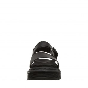 Сандалии Dr. Martens Voss Mono полностью черные из водостойкой кожи Hydro фото