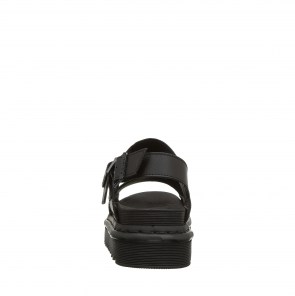 Сандалии Dr. Martens Voss Mono полностью черные из водостойкой кожи Hydro фото