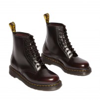 Ботинки Dr. Martens 1460 Cherry Red вишнёвые глянцевые из кожи Arcadia фото