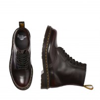 Ботинки Dr. Martens 1460 Cherry Red вишнёвые глянцевые из кожи Arcadia фото