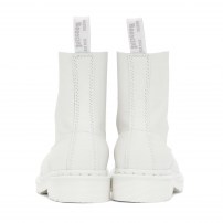 Ботинки Dr. Martens 1460 Pascal Mono полностью белые монохромные из кожи Virginia фото