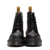 Ботинки Dr. Martens Jadon Zip Mono черные веганские платформа с молнией фото
