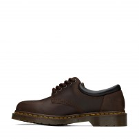 Туфли Dr. Martens 8053 коричневые из кожи Crazy Horse с восковым эффектом фото