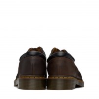 Туфли Dr. Martens 8053 коричневые из кожи Crazy Horse с восковым эффектом фото