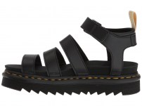 Сандалии Dr. Martens Blaire Vegan черные веганские с широким ремнем и пряжкой фото