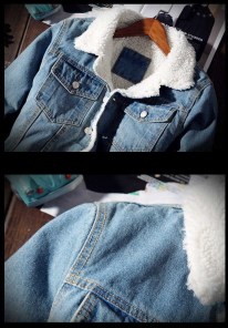 Мужская джинсовая куртка на теплой подкладке фото