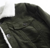 Вельветовая куртка с меховой подкладкой внутри фото