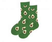 Высокие носки с авокадо